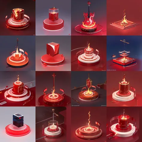 (masterpiece, top quality, best quality, official art, beautiful and aesthetic:1.2),(8k, best quality, masterpiece:1.2), <lora:CGweaponiconbsw_20230626123408:1>,glowing, lighting,fire,