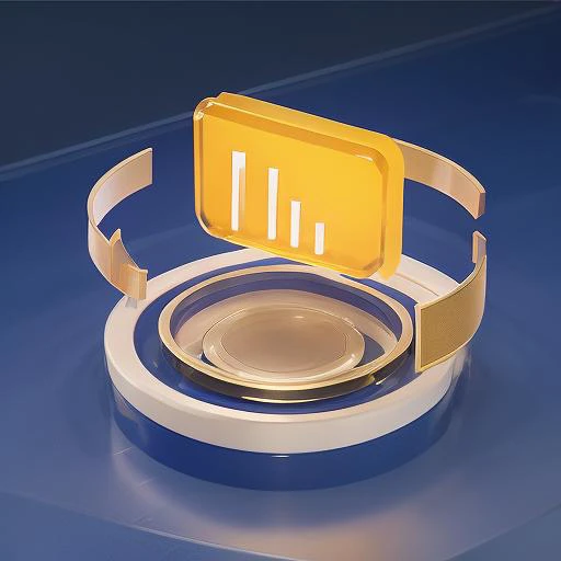 navy|gold message data icon, technology, industrial design, Black background