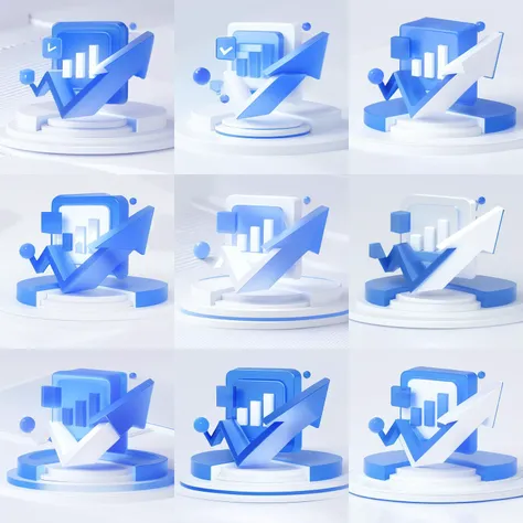 blue,white icon,platform,technology,white background, industrial design,bdicon