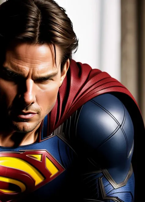 RAW photo, 1man, portrait of a handsome ToCru69, ((Superman cosplay)), muscular, manly, wearing (black eyeglasses:1.2), intricate, elegant, highly detailed, depth of field, natural lighting, hard focus, ray traced, (high detailed skin:1.2), 8k uhd, dslr, soft lighting, high quality, film grain, Fujifilm XT3