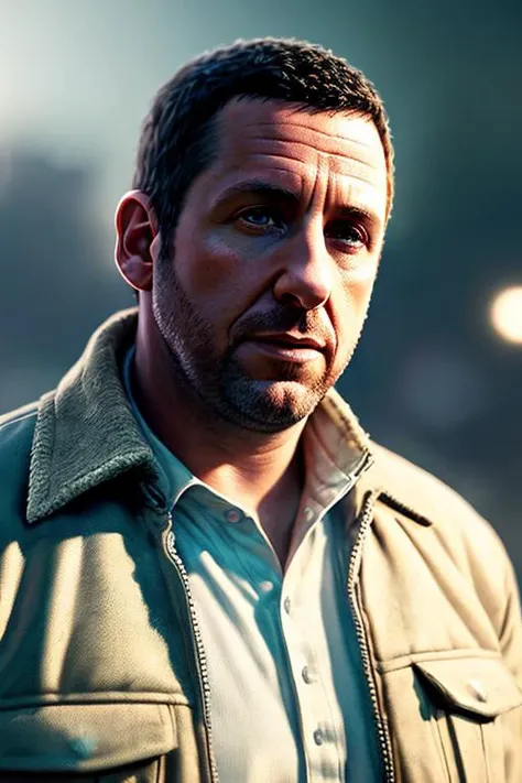 realistic Photography of a man adamsandler, masterpiece, best quality, highest quality, cinematic lighting, (volumetric lighting), extremely detailed CG unity 8k wallpaper, focused, 8k wallpaper, 4k wallpaper, extremely detailed, ultra realistic, photorealistic, sharp focus, absurdres, (HDR:1.2), (high contrast), photograph, detailed, instagram, portrait, highly detailed, digital painting, artstation, concept art, smooth, sharp focus, illustration, cinematic lighting