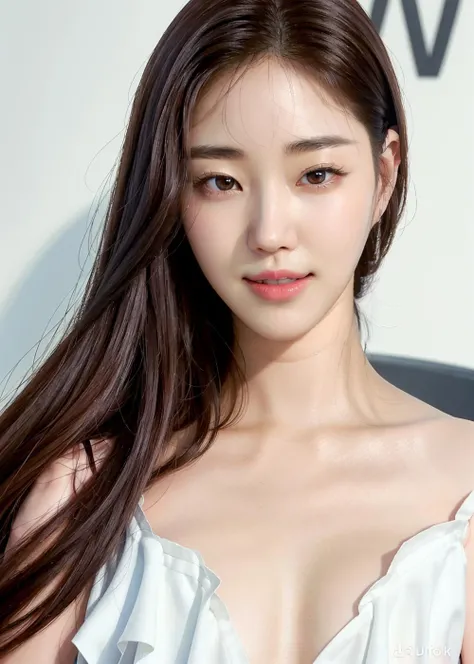 8k, raw photo, (masterpiece), (best quality), highres, (realistic, photo-realistic:1.4), ultra detailed, super_detail, ultra highres, perfect_anatomy, realistic,beautiful face, <lora:KimSarang-08:1.2>,pureerosface_v1, ulzzang-6500-v1.1,(smile)