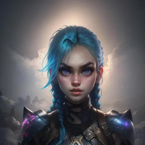(8k, RAW photo, ultra high res, photorealistic, masterpiece, ultra-detailed, Unreal Engine):1.5,
cyberpunk background of ( <lora:Light and Shadow [13239]:0.5> starry,strry light,night,colorful,cloud,star, colored background, detailed background, outside background),
(1girl:1.3), facev2, portrait fullbody:2, (shiny skin:1.5), crazy face expression:1.3,
perfect female body, perfect face, detailed face, perfect eyes, detailed skin, best hands, detailed skin, perfect fingers, best breasts:1.2, multicolored hair,
<lora:asanagi-1126it-novae:1> <lora:nat-the-lich-1210it-novae:1>
<lora:JinxLol:1> jinxlol