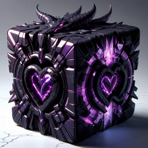 <lora:DraconicTech-15:0.7> draconictech, scifi,obsidian , iridescent, <lora:add_detail:0.5>
(cube:1.1), heart shape , weighted companion cube,