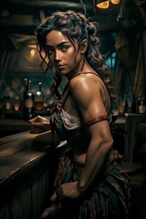 barkeep, piratepunkai,
glamour photography,
(chiaroscuro | cinematic lighting | neon lighting | overcast lighting)
Bolex H16, ( Voitlander Nocton 50mm | RAW),
in style of Alfred Stieglitz