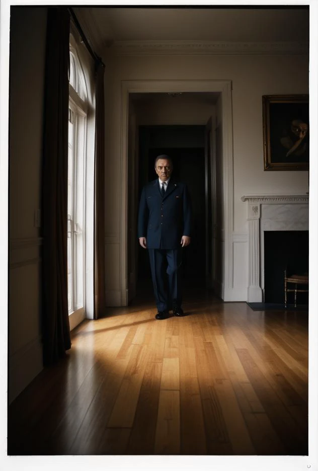 (Johnny Cash as US President inside white house)commander in chief, executive) (dodge and burn, corner edge darken vignette)(exposure POP!!! hdr extremely intricate, Sharp focus, dramatic cinematic light, (8k textures, elegant, cinematic look)(breathtaking, insane details)
<lora:Better_Details:0.6>
<lora:epiC35mm:0.6> epiC35mm
<lora:LCM_1-5:0.7>