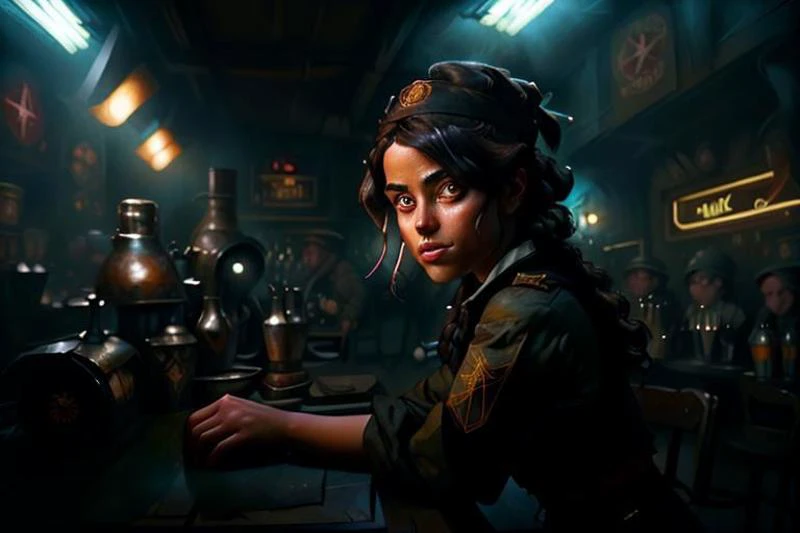 barkeep, sovietpunkai,
glamour photography,
(chiaroscuro | cinematic lighting | neon lighting | overcast lighting)
Bolex H16, ( Voitlander Nocton 50mm | RAW),
in style of Alfred Stieglitz