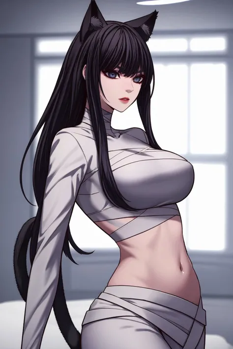 (((masterpiece:1.4, Best Quality:1.48K))), ultra high res, Physically Based Rendering, Full Body Shot, ultra Beautiful y Woman, highlights in the eyes, long navy hair, big hair ribbon, (wind blows up her hair), gigantic Bre4yo, embarrassed, blush, tears:1.2, open mouth, drooling:1.4, (off shoulder white knit, cropped:1.2, sleeveless, underboob:1.2), ((Naked fromwaist down:1.2, no panties)), womeg a naked orgy, A dick is ted in pussy, ((having)), (squatting wpread legs wide)etailed beautiful pussy expcum in pussy:1.4), on the bed, ((rooft skyscrapers, at nig1.2)), below:1.4,