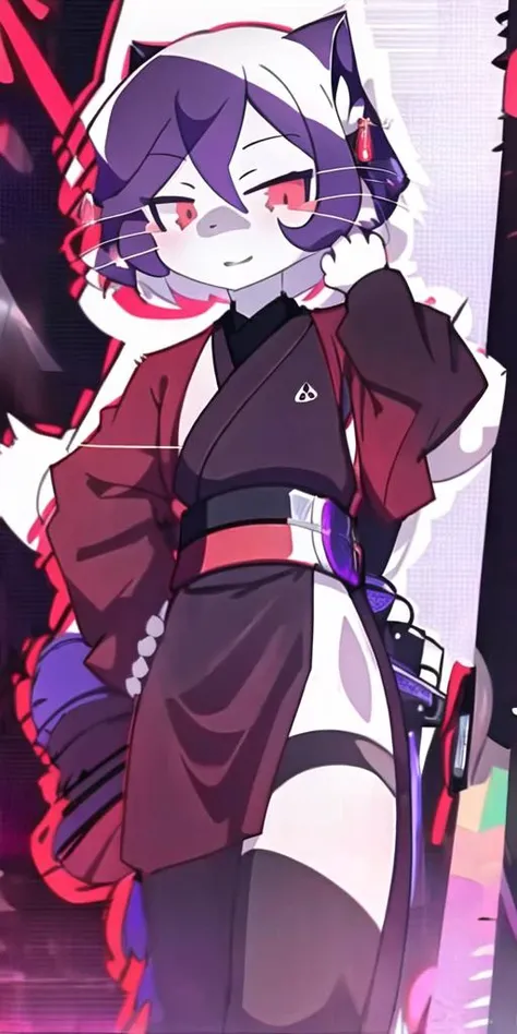 <lora:yonkagor_ywbg:1.2>, <lora:Limbus Company:0.6>, (masterpiece,best quality,ultra_detailed,highres,absurdres:1.2), limbus company, sketch, 1girl , cat, anthro, kimono, (rain, overcast, sword:1.1)