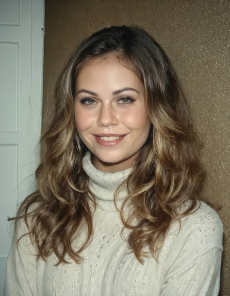 score_9, score_8_up, score_7_up, ohwx, 1girl, slim, photo, realistic, long hair, light smile, sweater, <lora:CrunchyBanana_PONY_DORA_Alexis_Dziena:1>, rating_safe, solo focus