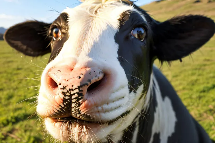 (masterpiece, best quality:1.2), ultra-detailed, EdobCow cow, face closeup, (realistic:1.5), <lora:EdobCow_v1.0:0.8>