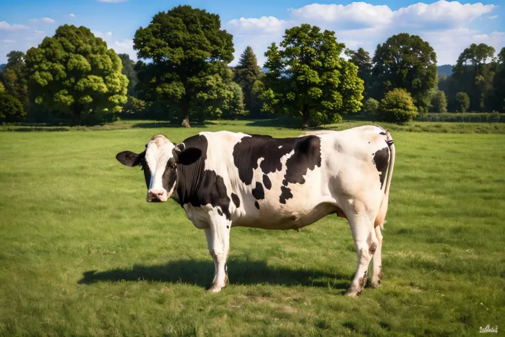 (masterpiece, best quality:1.2), ultra-detailed, EdobCow cow, (realistic:1.5), <lora:EdobCow_v1.0:0.8>