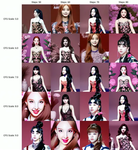 a beautifull illustration of dahyun , 4k, highres, masterpiece, kpop