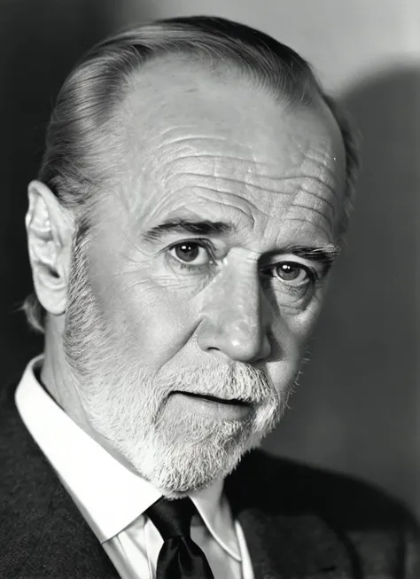 A 1930s professional photograph of sks person, ((detailed face)), (High Detail), Sharp, 8k, ((bokeh)), <lora:locon_georgecarlin_v1_from_v1_64_32:1.25>