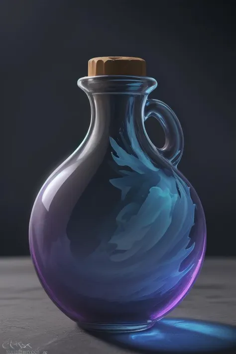breathtaking full shot, hdr, dynamic lighting, (masterpiece, top quality, best quality, official art, beautiful and aesthetic:1.2),(8k, best quality, masterpiece:1.2), bottle full of liquid lightning, transparent, no humans, pearlescent and white and purple bottle, fantasy, transparent, glass, still life, glowing weapon, floating, glowing, simple background, <lora:CGgameiconV:0.8> CGgameiconV, <lora:lcm-lora-sdv1-5:0.7>, masterpiece, award-winning, professional, highly detailed
