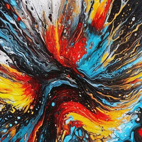 abstract fluid art, splash, flow, explosion, expressive, intricate, muted colors, (contrast:1.2) <lora:NEW_acid_fluid_lora:0.8>