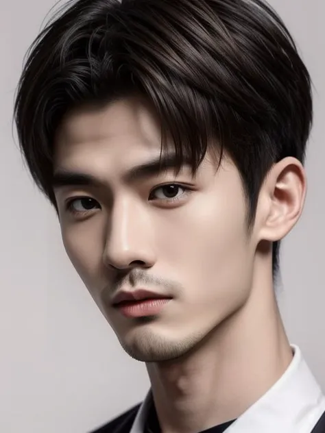 ((masterpiece)),((bestquality)),8k,high detailed,ultra-detailed,photography,award winning,documentary,Original Photo,Realisticity,solo,(1boy;1.4),a male,male focus,silm,Asian,handsome face,(different male face features;1.4),Well-Proportioned Hands,Real Skin Texture,White Marble Glowing Skin,model,thick eyebrows,Dark Light blonde Hair,Fashion wear,(simple background:1.1),[Ambient lighting|Bounce lighting|clean background trending],Head Down,close-up view,Shaved Haircut,[Cinematic Shot|Portrait|Golden Ratio],(random stylish pose action),<lora:muscle_slider_v1:-0.3>,<lora:weight_slider_v2:-0.35>,<lora:add_detail:0.75>,04.äººç©_ç·æ§é ­é«®èç©¿è:ç·è£:ç·ä¸èº«04.äººç©_ç·æ§é ­é«®èç©¿è:ç·çé ­é«®08.äººç©_è¡¨æ:ç¬ç³»å@