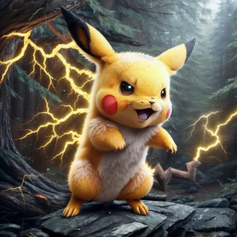 photo of the most beautiful artwork in the world featuring <lora:PIKAPOKE:1>, pokemon, with lightning coming from cheeks, full body 8k unity render, action shot, skin pores, very dark
lighting, heavy shadows, detailed, detailed face, (vibrant,
photo realistic, realistic, dramatic, dark, sharp focus, 8k),
(intricate:1.4), decadent, (highly detailed:1.4),(ultra realistic:1.2), octane render, ((forest background:1.2))