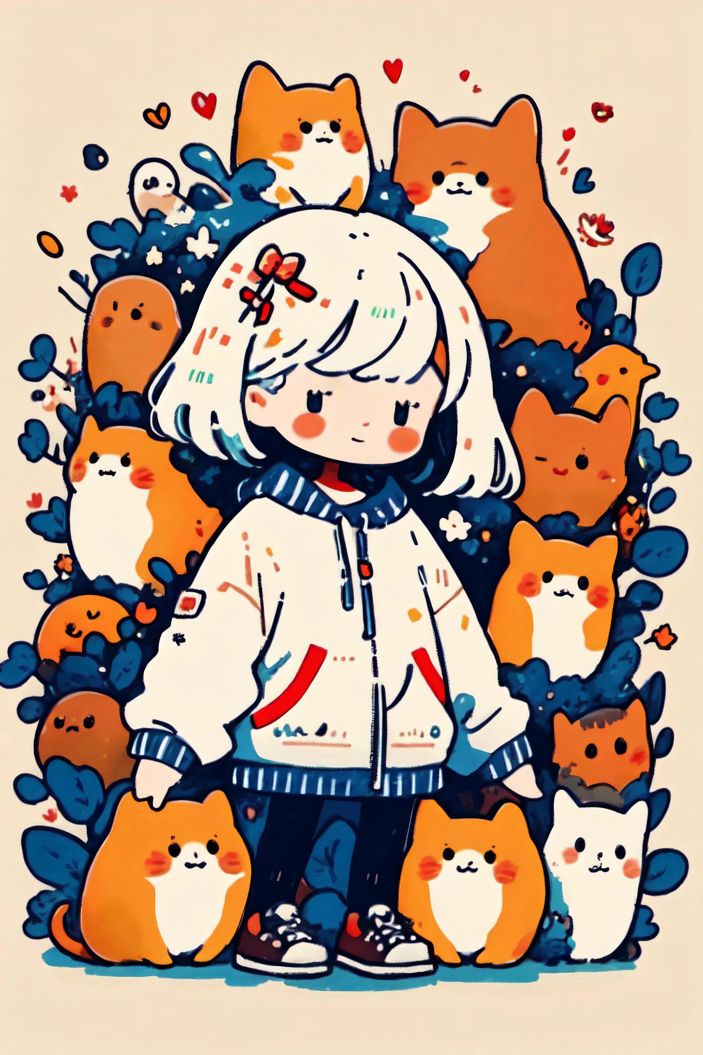 masterpiece, best quality, ultra high res, beautiful, visually stunning, elegant, incredible details, <lora:c1b1 - Chibi:1>, c1b1, chibi, cute,