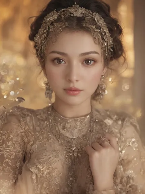 1 girl, light, shiny, intricate, elegant, highly detailed, wonderful colors, holy, scenic, fine detail, sharp focus, beautiful, pretty, attractive, delicate, artistic, complex, fancy, appealing, inspirational, colorful, lovely, optimistic, cute, charming, inspired, vibrant, background, professional, amazing, creative, positive radiant, pure, joyful, glowing