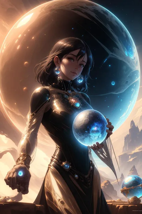 orb, <lora:Orbs-V1:1>, crystal ball, oil on matte canvas, sharp details, the expanse scifi spacescape ceres colony, intricate, highly detailed, digital painting, rich color, smooth, sharp focus, illustration, Unreal Engine 5, 8K, art by artgerm and greg rutkowski and alphonse mucha
