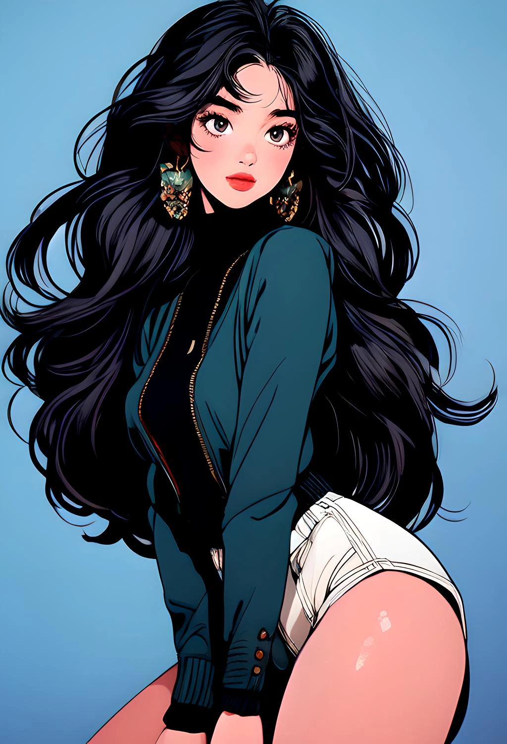 (masterpiece, high quality, ultra detailed, perfect body ratio:1.3), (25 year old girl), (plump:0.9)