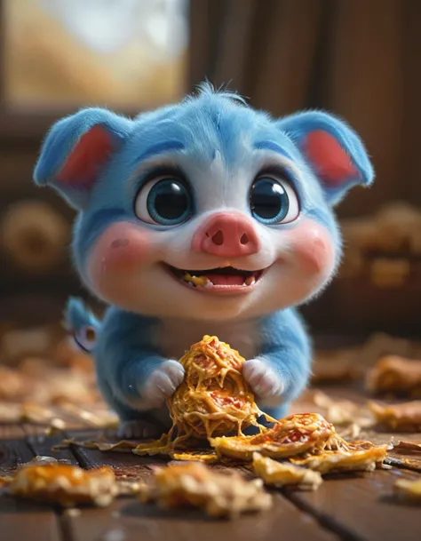 chibi, blue striped [pig|dog] <lora:chibi-p:.8>