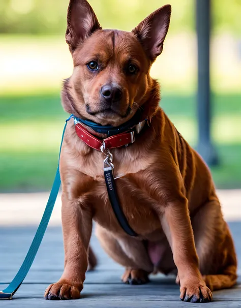 RAW photo of sexy Princess of Norway, <lora:pet_play_v1-000016:0.9> all fours collar, leash, ray tracing,detail shadow,shot on Fujifilm X-T4,85mm,f1.2,sharp focus,depth of field,blurry background,bokeh,lens flare