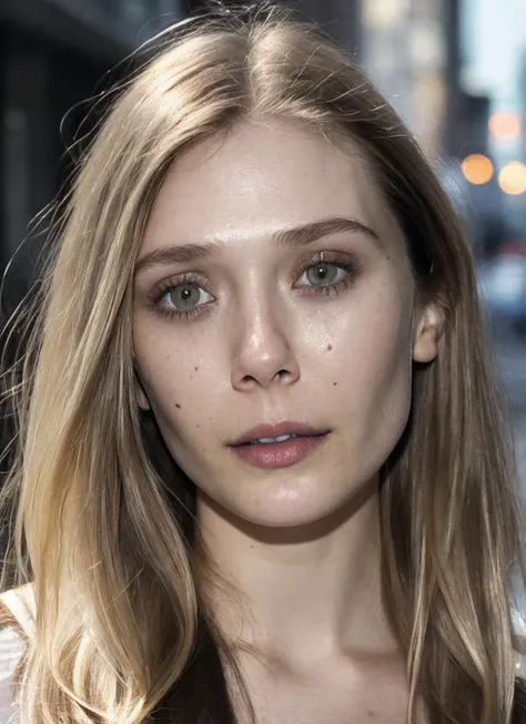 photo of sks woman, pale skin, working class in new york city, upper body, detailed skin, 20 megapixel, canon eos r3, detailed skin, detailed, detailed face, <lora:locon_elizabetholsen_v1_from_v1_64_32:1.25>