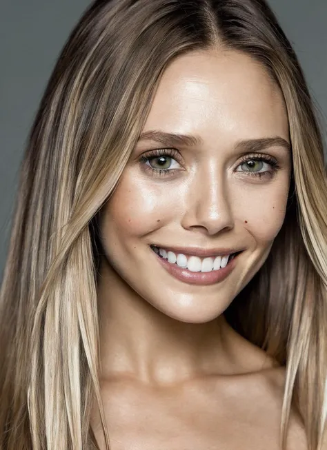 High detail RAW color Photo of gorgeous sks woman, smile, fit, toned, sexy look, high detail hair, (skin pores, skin imperfections), sharp body, highly detailed body, highly detailed face, sharp focus, 8k high definition, insanely detailed, intricate, masterpiece, highest quality, <lora:locon_elizabetholsen_v1_from_v1_64_32:1.25>