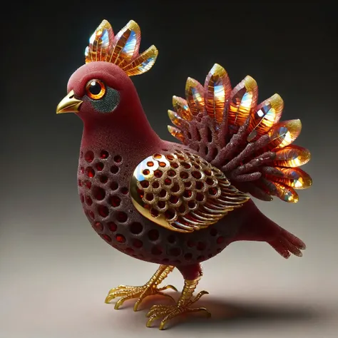 ral-ktchzpong (cs-cr1stal-v2:0.5) perforated garnet Partridge, gold wire edging, dw01-3400 <lora:ral-ktchzpong:1.1>