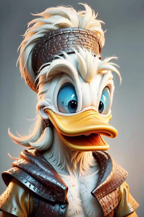 d0nald looking like a viking, color in his face,
