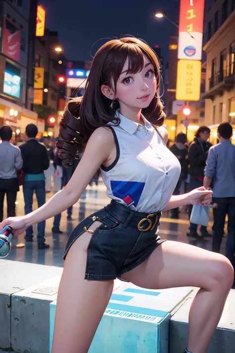 masterpiece, best quality,1girl,young girl,brown eyes,drill hair,confused _facesmile,shiny skin,(nice leg line:1.3),thin waist,huge breasts,
BREAK
Crypto-analyst, Cryptography, blockchain, decentralized systems, digital currency, encryption algorithms.
BREAK
around crowd:1.1,depth of field,looking at viewer,from side,upper body