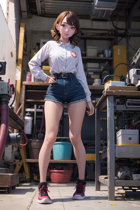 masterpiece, best quality,1girl,young girl,brown eyes,drill hair,happy _facesmile,shiny skin,(nice leg line:1.3),thin waist,huge breasts,
BREAK
Robotics engineer, Robots, drones, automation, sensors, programming, artificial intelligence, mechatronics.
BREAK
around crowd:1.1,depth of field,looking at viewer,from front,full body