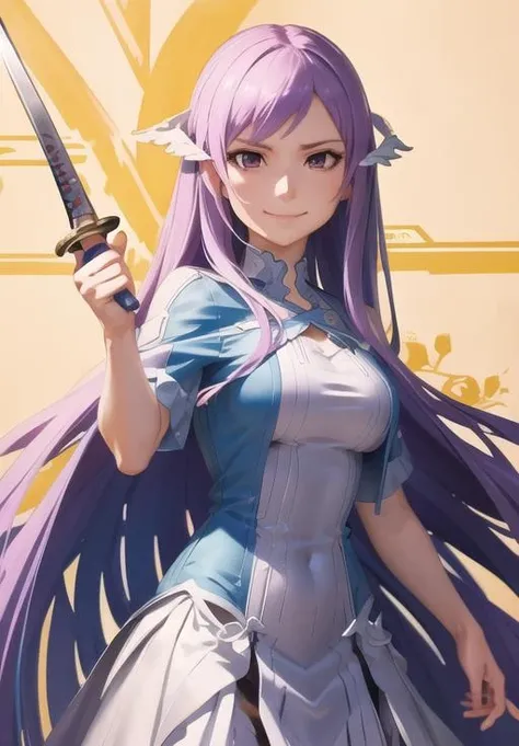 <lora:Quinella_Admin:0.8>, Quinella_Admin, smirk, holding sword, fighting stance,, (acclaimed, alluring, captivating, exciting, gorgeous, striking:1.3), (highly detailed, high quality:1.3)