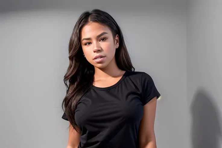 portrait of DEN_autumn_falls wearing a plain top, ((headshot)), clothes, dressed, plain top, top, shirt, t-shirt, face focus, plain black background, shadows, dramatic,
photorealistic, high detail, detailed, beautiful, <lora:epi_noiseoffset2:1> <lora:add_detail:1>