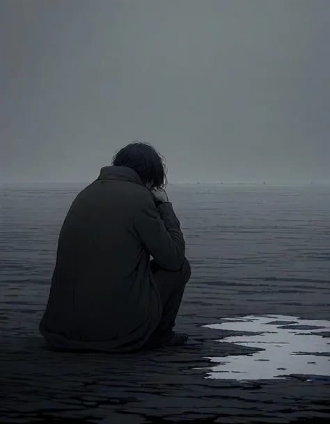 masterpiece, best quality,
depression,lonely, loser, pain, hopelessness, lost, sorrow