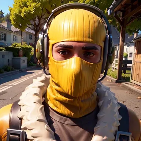 (masterpiece, best quality:1.2), Raptor, ((yellow ski mask, yellow balaclava:1.2)), brown eyes, yellow gloves, straps, shotgun shells, belts, brown bomber jacket, fur collar, headset, kneepads, finely detail, masterpiece, best quality, extremely detailed CG unity 8k wallpaper, huge filesize , ultra-detailed, highres, extremely detailed, (realistic:1.5), photorealistic, octane render,(hyperrealistic:1.2), (photorealistic face:1.2), best quality, sharp focus,(8k), (4k), (Masterpiece), (Best Quality), extremely detailed, intricate, hyper detailed, (skindentation:1.3), (perfect face), (specular lighting:1.4) , (RAW photo, best quality), best quality ,masterpiece, an extremely delicate and beautiful, extremely detailed ,CG ,unity ,2k wallpaper, Amazing, finely detail, <lora:raptor-000009:0.65>