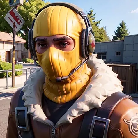 (masterpiece, best quality:1.2), Raptor, ((yellow ski mask, yellow balaclava:1.2)), brown eyes, yellow gloves, straps, shotgun shells, belts, brown bomber jacket, fur collar, headset, kneepads, finely detail, masterpiece, best quality, extremely detailed CG unity 8k wallpaper, huge filesize , ultra-detailed, highres, extremely detailed, (realistic:1.5), photorealistic, octane render,(hyperrealistic:1.2), (photorealistic face:1.2), best quality, sharp focus,(8k), (4k), (Masterpiece), (Best Quality), extremely detailed, intricate, hyper detailed, (skindentation:1.3), (perfect face), (specular lighting:1.4) , (RAW photo, best quality), best quality ,masterpiece, an extremely delicate and beautiful, extremely detailed ,CG ,unity ,2k wallpaper, Amazing, finely detail, <lora:raptor-000009:0.65>