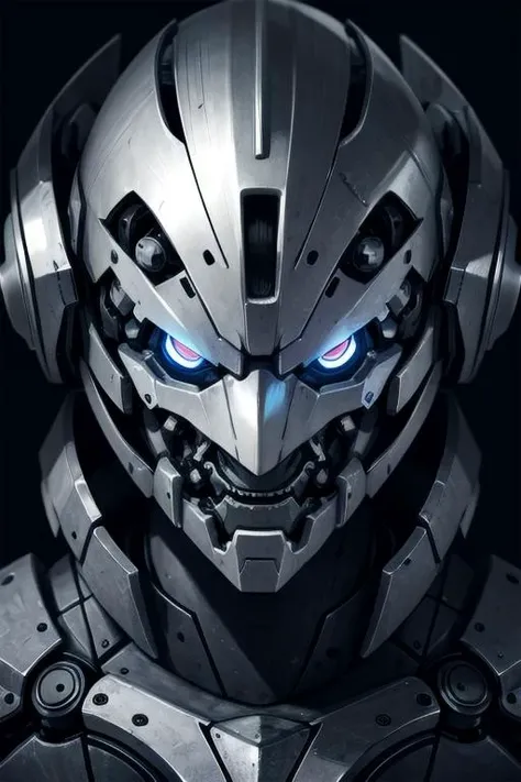 <lora:AS style_20230901021706:0.45> Mechanical Monster, face, robot head