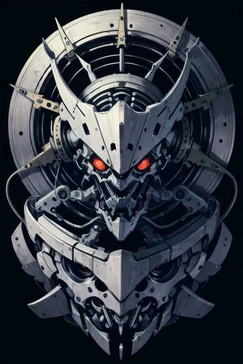 <lora:AS style_20230901021706:0.5> Mechanical Monster, face, robot head