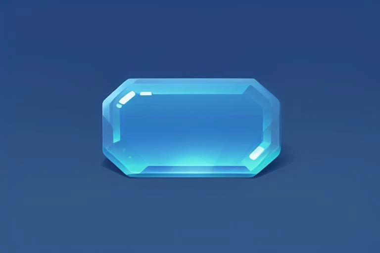 Game icon Institute, Stone material, game icon, blue button, game button, Still life, Simple background,<lora:game icon institute_Qanniu_v1:0.9> <lora:aki:1>