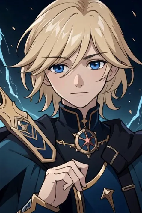 masterpiece, best quality, illustration, 1boy, solo, male focus, looking at viewer, upper body, depth of field, , realistic, <lora:fai_d_flourite:0.66>, fai_d_flourite, blonde hair, blue eyes, , Mordor: A dark and evil land ruled by the dark lord Sauron, 16k resolution