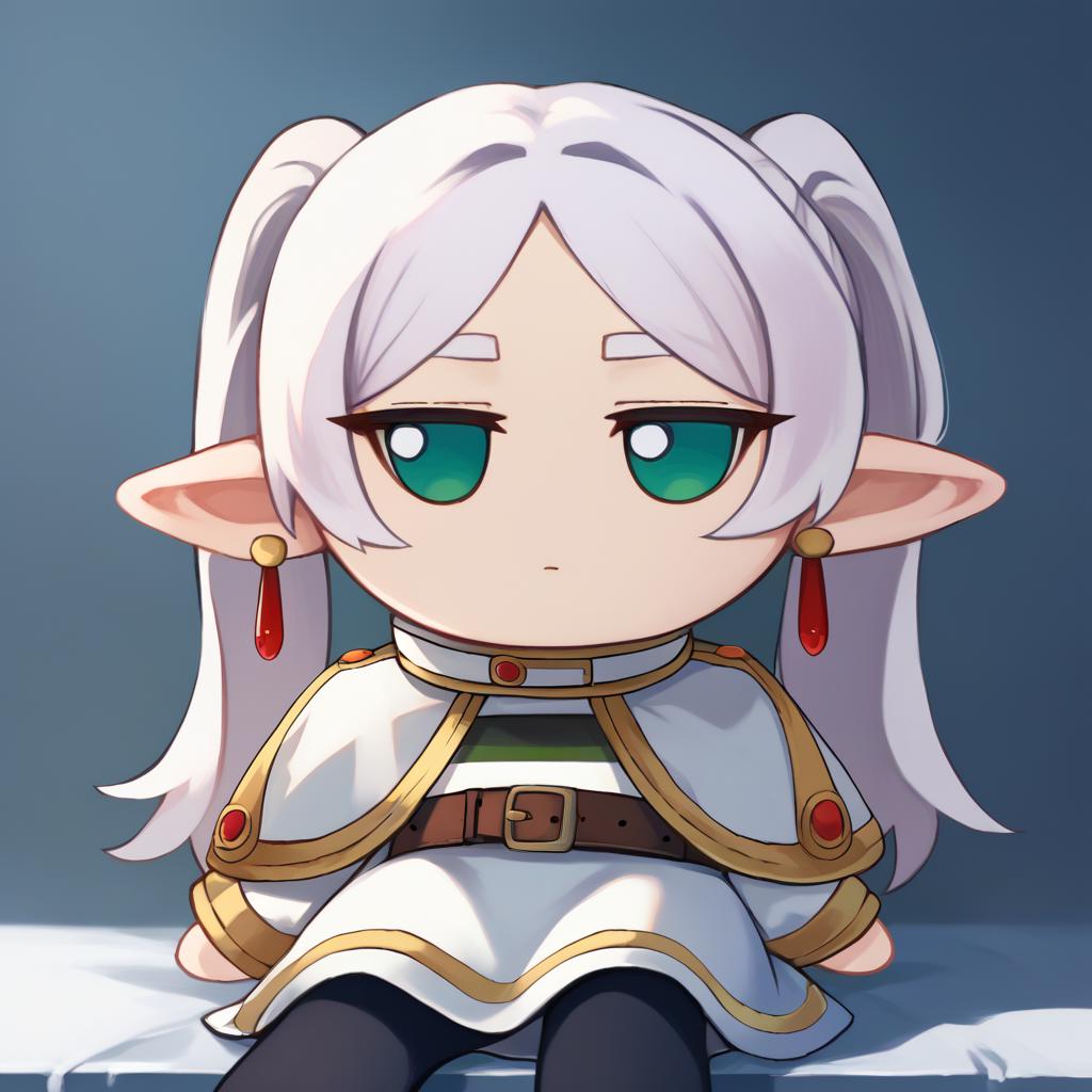 A close up of a person sitting on a ledge with a sword - SeaArt AI