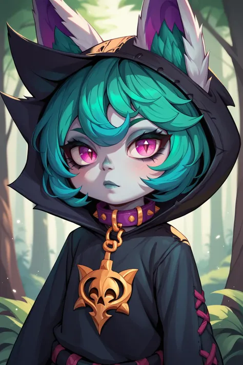 masterpiece,high quality,best quality,4k,super detailed,4k,focus sharp, (vex) league of legends,(grey skin:1.4),1girl,small,small body,small legs,yordle,green hair,short hair,(black coat),dark red short pants,eyeshadow,laying,on back, on bed,(messy hair:1.6),(sleepy face),yawning, <lora:vex3-000007:1>, <lora:add_detail:0.9>