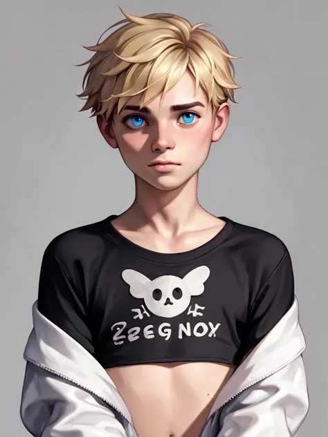 score_9, score_8_up, score_7_up, score_6_up, 8k, realistic lighting, realistic shadows, best mouth, best animal nose,
boy, petite, 20yo, femboy:1.2, pale skin, spikey short boys blonde, brilliant blue eyes, feminine, girly, submissive, adult,
<lora:Toxxy_Artist_Style_PonyXL:.3>