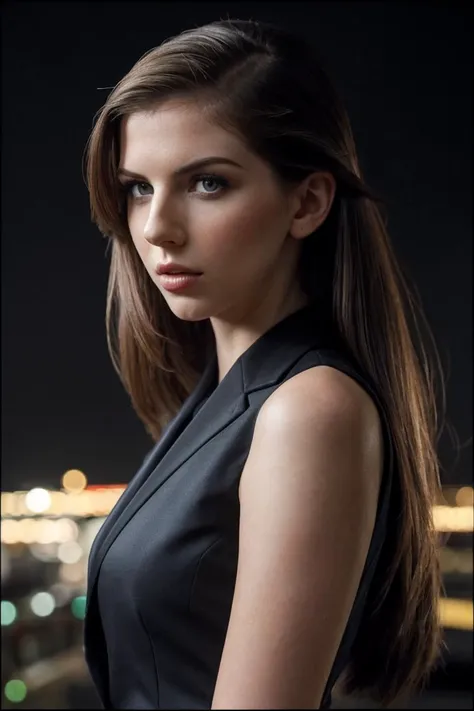 photo of St3ll4C0x_HM-137, a woman, perfect hair, (modern photo), wearing business suit, 70mm standard (analog, cinematic, film grain:1.3), Gas Giant Sky Platform, Floating platform in a gas giant with atmospheric views., detailed eyes, professional pose, (epiCPhoto), (looking at viewer:1.1), (cinematic shot:1.3), (short style lighting), OverallDetail, SkinHairDetail