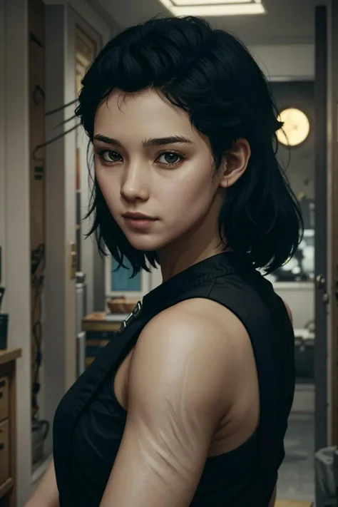 AndrejaStarfield, 1girl, solo, black hair, realistic, looking at viewer, brown eyes, indoors
,masterpiece, best quality, cinematic lighting,
<lora:epi_noiseoffset2:1>, <lora:AndrejaStarfield:0.7>