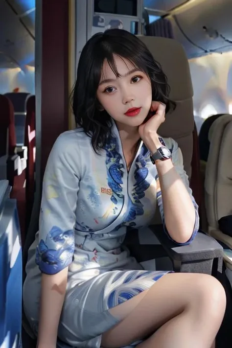 Best Quality, masutepiece, Real,Realistic, Photo,PhotoRealistic,28 year old Asian woman, Looking at Viewer,Upper body, 
1girl in, Wearing Hana&#39;s uniform,Short hair, Parted bangs,Ultra-detailed, finedetail,  Perfect dynamic composition, Beautiful detailed eyes,  (Wearing high heels), (Wearing stockings),((skirt lift by yourself))), (lifted by self), (Show me your female genitaliaいる), (((Oppai i don&#39;t wear panties.))),Pupil Focus,((Sit up,Spread your legs apart)), (((Taking off your panties))),Show me your female genitalia、Open your eyes、looking at viewert、Provocative smile、A smile、Provocation by spreading legs and exposing female genitals, ((Sit up,Spread your legs apart、Spread your legs wide、Spread your legs wide、spread your genitals with my hands、I&#39;ll teach you how to masturbate.、Spread your legs and show off your genitals.,(Expression of sexual pleasure:1.2),(Orgasmic expression:1.2),(Expression of sexual climax:1.3),((A large amount of liquid is flowing out from the female genital hole..:1.2)),(((A large amount of cloudy body fluid that flowed from the female genitals splattered and adhered to the seat surface..:1.0))),(((A large amount of cloudy body fluid flowing out from the female genitals accumulates on the seat surface..:1.0))),