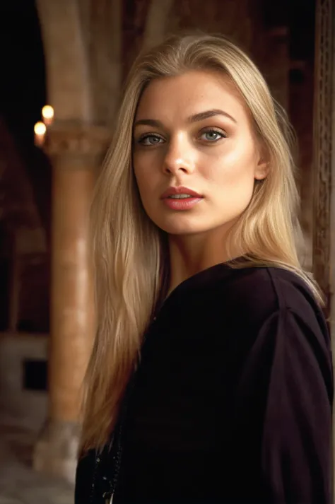 Dark Moody Atmosphere, photography, (centered:1), <lora:ZaraWhitesSDXL-000009:1>, 25 yo ZaraWhitesSDXL in nun's clothes in a monastery, blonde hair (detailed face:1.3), (detailed eyes:1.3), Ultra-realistic, Manic, Pixiecore, Direct light, film grain, Kodak portra 800, 800mm lens, (Undersaturated:1.1), biomorphic forms, dark pastel dust particles, wallpaper, 8K, photorealistic, highly detailed:1.2), best selling (masterpiece, colorful:1), pores, (glossy and and wet and sweaty skin:0.8), volumetric lighting, dslr, subsurface scattering, highest quality, (professional:1), (sharp focus:1.2), dermaesthetic, cold and pale and light colors, (light contrast and soft shadows:1.2), dramatic, mysterious, dark moody atmosphere